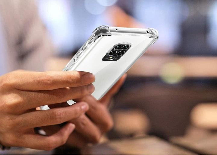 Actual product image Screenguard Xiaomi Redmi Note 9 Pro Case Crystal Soft Airbag Bumper (Xiaomi Redmi Note 9 Pro)
