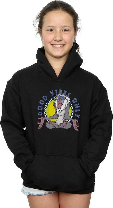 Actual product image Disney Girls The Lion King Rafiki Good Vibes Only Hoodie (128)