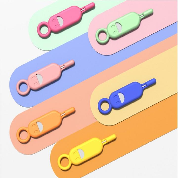 Image du produit OEM Porte-clés / aiguille pour carte SIM aiguille porte-clés magenta