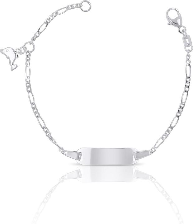 Muau Delphin (14 cm, 750/18K Weissgold)