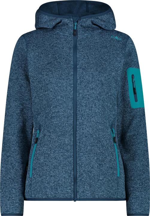Actual product image CMP Campagnolo Women's Jacket Fix Hood Jacquard Knitted 3H19826 (46)