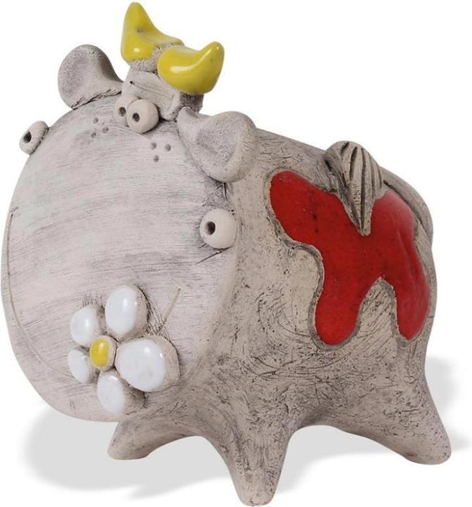 Produktbild Seyko Geschenke 220102 - Spardose Kuh Frieda, rot, 11 cm