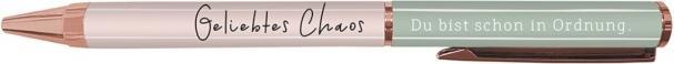 Immagine prodotto Biro premium - Beloved chaos - di Schreibkram Manufaktur (Oro rosa, Nero, Trasparente, 1 x)