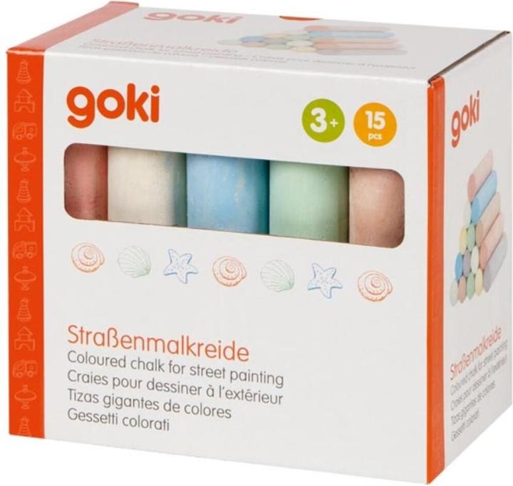 Goki Strassenmalkreide, Peggy Diggledey (Rose, 15 x)