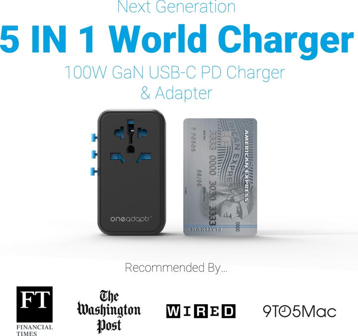 Actual product image OneAdaptr OneWorld100