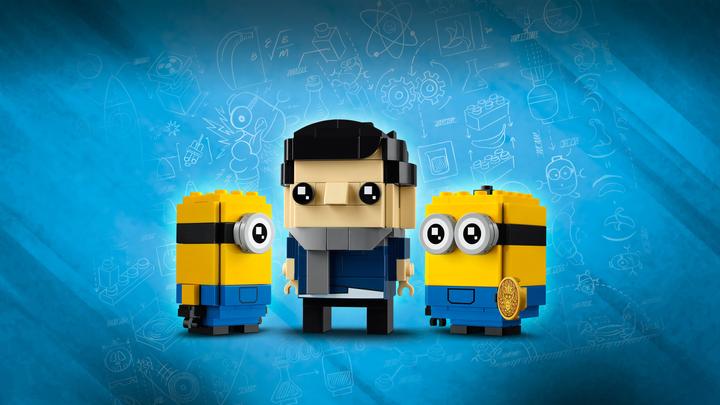Actual product image LEGO BrickHeadz Gru, Stuart & Otto 40420 (40420, LEGO Brickheadz)