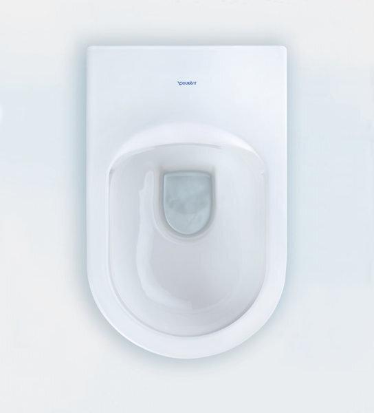 Image du produit Duravit WC mural ME by Starck Plongeur ouvert Splrand Economiseur d'eau blanc avec revêtement 252909