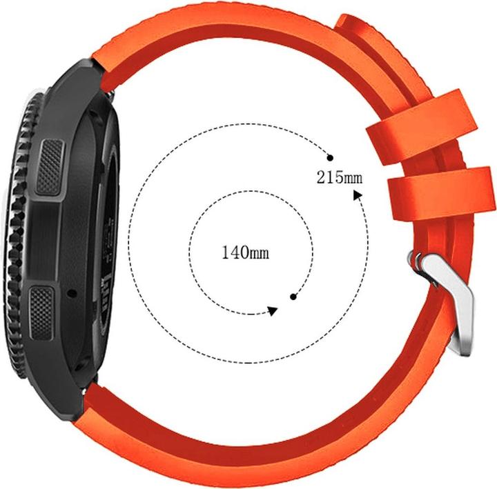 Actual product image Cadorabo Wristband for Samsung Galaxy Gear (22 mm, TPU)