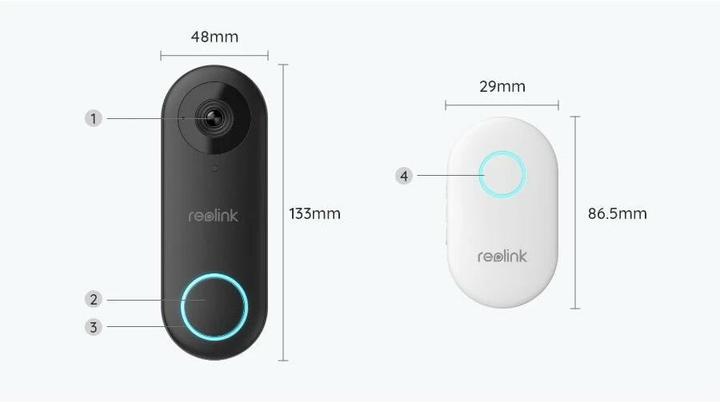 Actual product image Reolink Video Doorbell Wifi (Wireless)