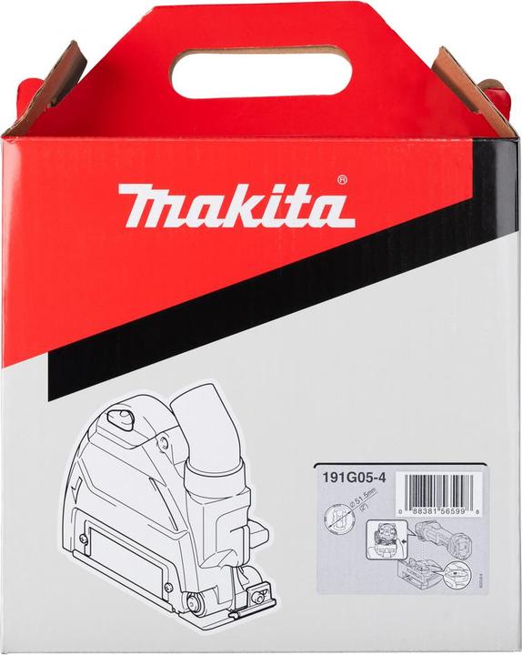 Productafbeelding Makita Afzuigkap 125mm beton