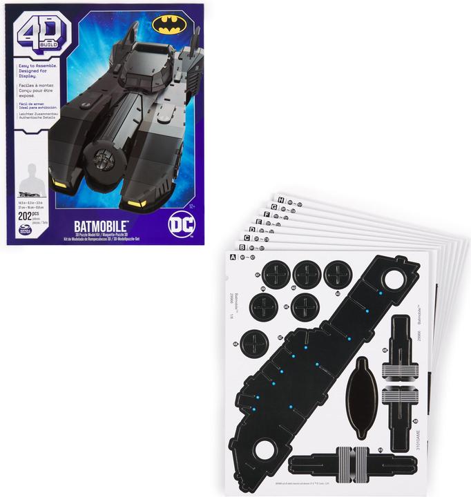 Produktbild 4D Puzzle 4D Puzzles - Retro Batmobile (6070178) (202 Teile)
