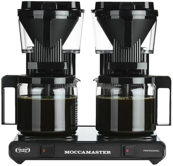 Actual product image Moccamaster Double Coffee Maker Glass KBG744 Black (EU plug)