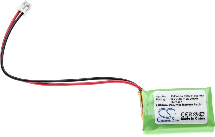 XCell Battery for Dogtra E-Fence 3500 Dog Collar Dog Trainer Receiver a.o. 200mAh (Dog)
