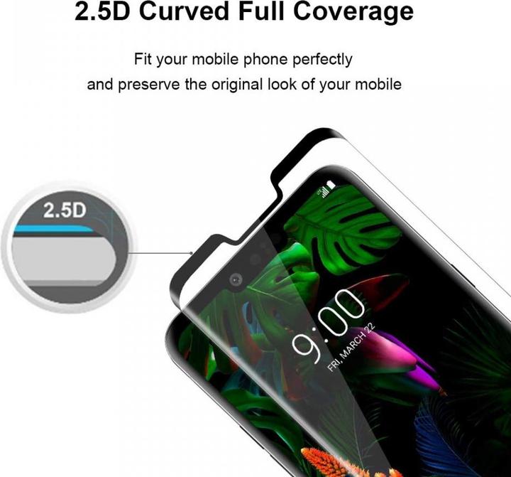 Image du produit Screenguard LG G8S ThinQ Full Screen Protection en verre blindé 2.5D 9H (1 pièce(s), G8 ThinQ)