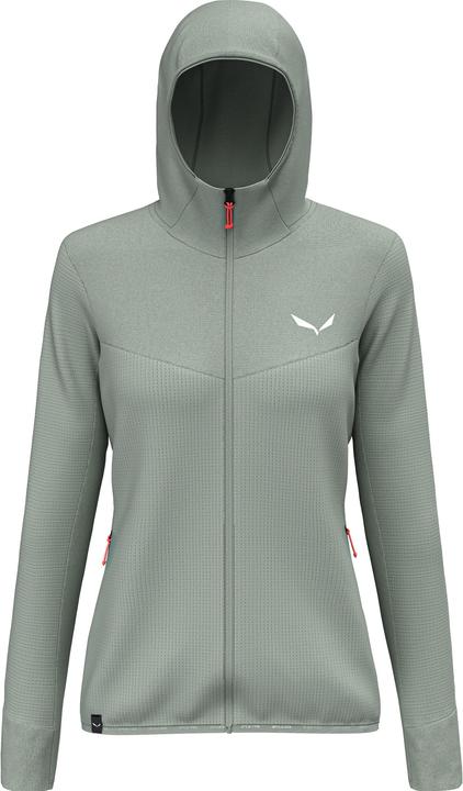 Salewa Women's Puez Waffle Hybrid PL Hooded Jacket