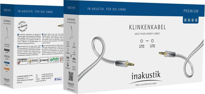 Actual product image Inakustik 3.5mm – 3.5mm (1.50 m, 3.5mm jack (AUX))