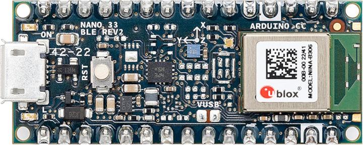 Produktbild Arduino ABX00072 Board Nano 33 BLE Rev2 with headers Nano ARM® Cortex®-M4
