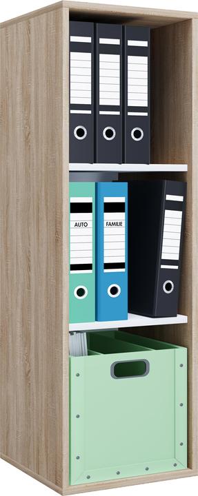 Actual product image VCM Wood office cabinet filing rack Lona l 3 compartments (35 x 37 x 110 cm)