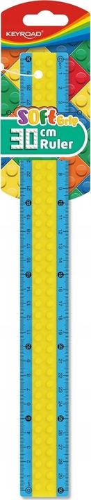 Image du produit Keyroad Règle plastique, forme Lego, 30 cm, Anhnger, mélange de couleurs (30 cm)