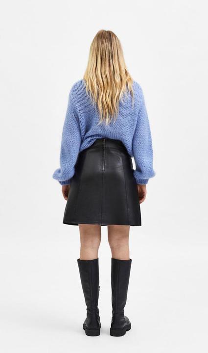 Produktbild Selected Femme Mini Lederrock (38)