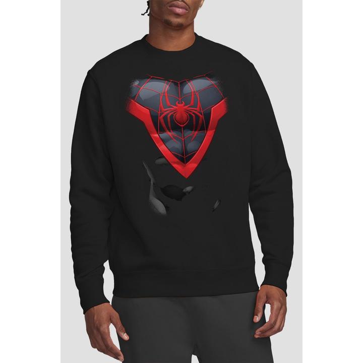 Immagine prodotto Spiderman Felpa Miles Morales Costume Adulto Unisex (M)