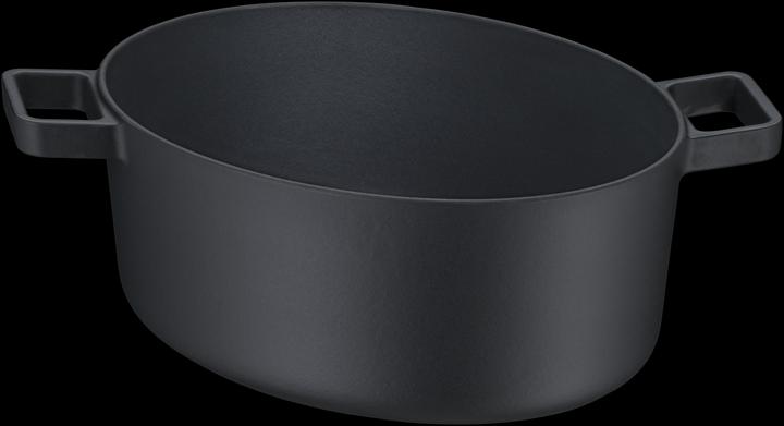 Produktbild WMF Flavour Bräter oval, 33 x 26 cm, Black (33 cm, Bräter + Schmortopf, Gusseisen)