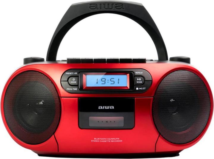 Aiwa Ampoules BBTC550RD 6W Raudona (FM, Bluetooth)