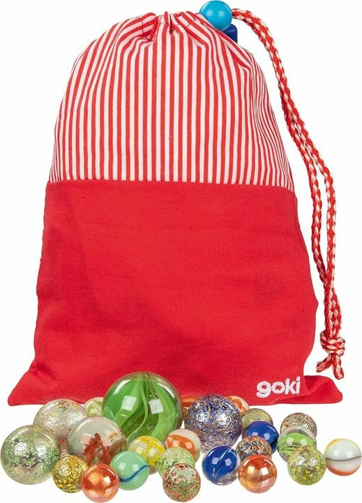 Immagine prodotto Goki La mia borsa di marmo con 50 biglie