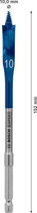 Image du produit Bosch Professional Zubehör Mèche à fraiser plate EXPERT Self Cut Speed, 10 x 152 mm (10 mm)