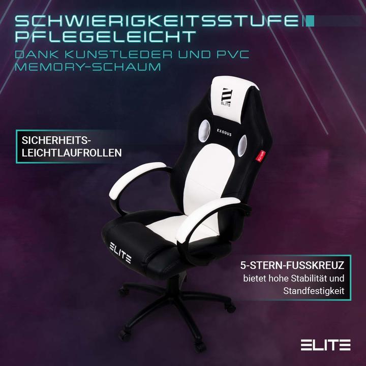 Actual product image Elite Gaming Chair EXODUS Ergonomic Office Chair Desk Chair Executive Chair Armchair Racing Gaming-