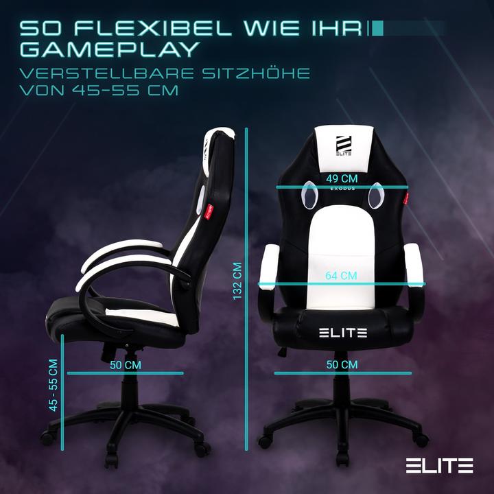 Actual product image Elite Gaming Chair EXODUS Ergonomic Office Chair Desk Chair Executive Chair Armchair Racing Gaming-