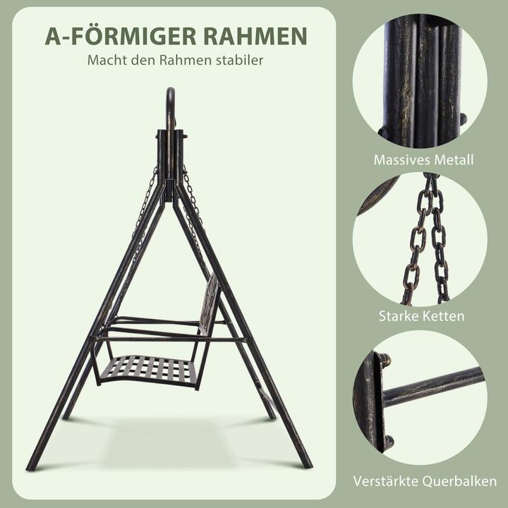 Actual product image Outsunny Garden swing
