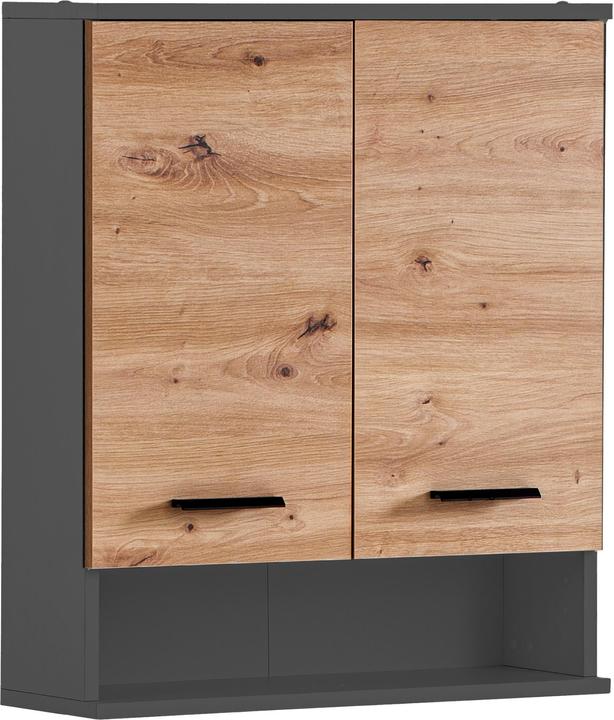 Anthracite, décor chêne artisan