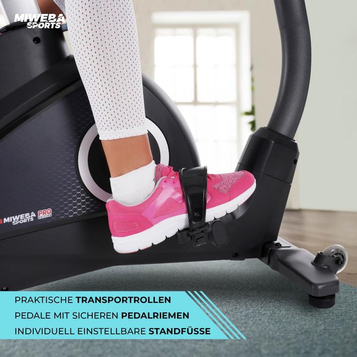 Image du produit Miweba Sports Ergomètre ME500 Vélo d'appartement Vélo d'appartement Cyclisme d'intérieur Cardio (Noir)