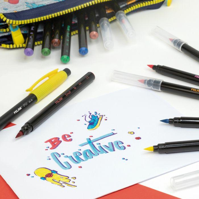 Image du produit Crayons-feutres PINCEL BRUSH, 10 couleurs (10 couleurs, 10 x)