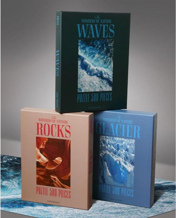Actual product image Helvetiq The Wonders of Nature - Puzzle Glacier (500 pieces)