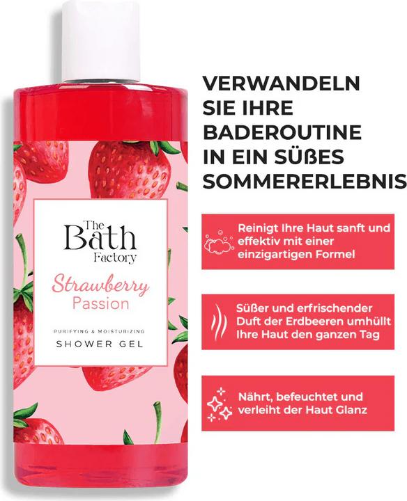 Immagine prodotto The Bath Factory Erdbeer Duschgel 400ml (400 ml)