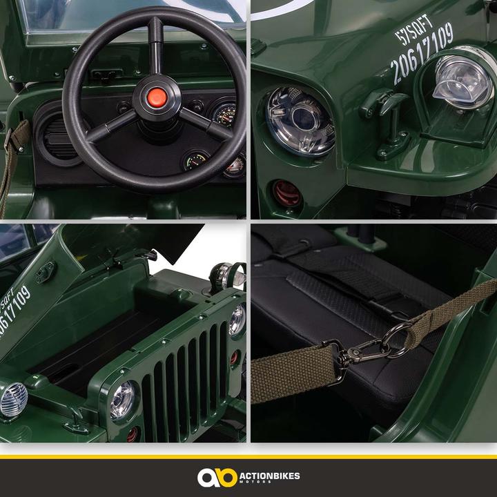 Produktbild Actionbikes Motors Jeep Willys Kinder Elektroauto Kinderauto Geländewagen elektrisch SUV Allrad 4x4