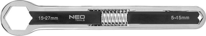 Actual product image Neo adjustable ring spanner (Adjustable ring spanner, double end 5-27mm) (27 mm, 19 mm, 16 mm, 23 mm, 10 mm, 18 mm, 5 mm, 17 mm, 6 mm, 20 mm, 26 mm, 11 mm, 25 mm, 15 mm, 14 mm, 9 mm, 21 mm, 22 mm, 7 mm, 24 mm, 8 mm, 12 mm, 13 mm)