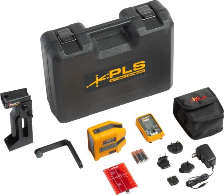 Actual product image Fluke PLS 180R RBP KIT Cross line laser Range (max.): 30m