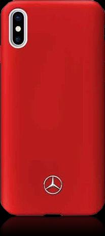 Produktbild Mercedes MEHCPXSILRE iPhone X/ Xs hard case czerwony/red (Apple iPhone X)