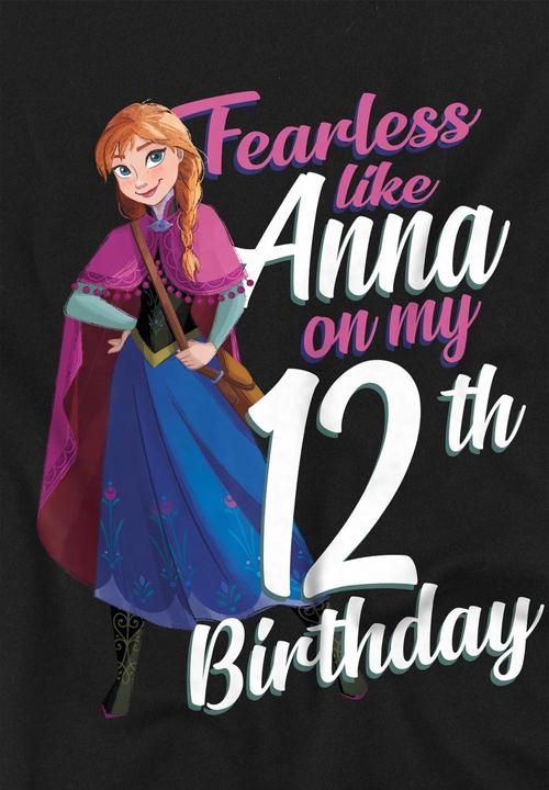 Image du produit Disney Frozen - T-shirt FEARLESS LIKE ANNA - Enfant (104)