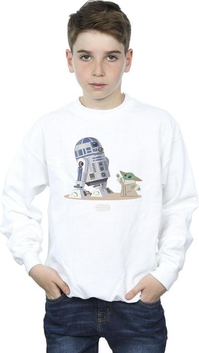 Produktbild Star Wars The Mandalorian R2D2 And Grogu Sweatshirt Jungen (104)