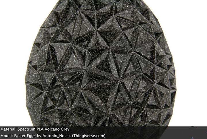 Immagine prodotto Filamento PLA Glitter grigio vulcano 4,5 kg 1,75 mm (PLA, 1.75 mm, 4500 g, Grigio)