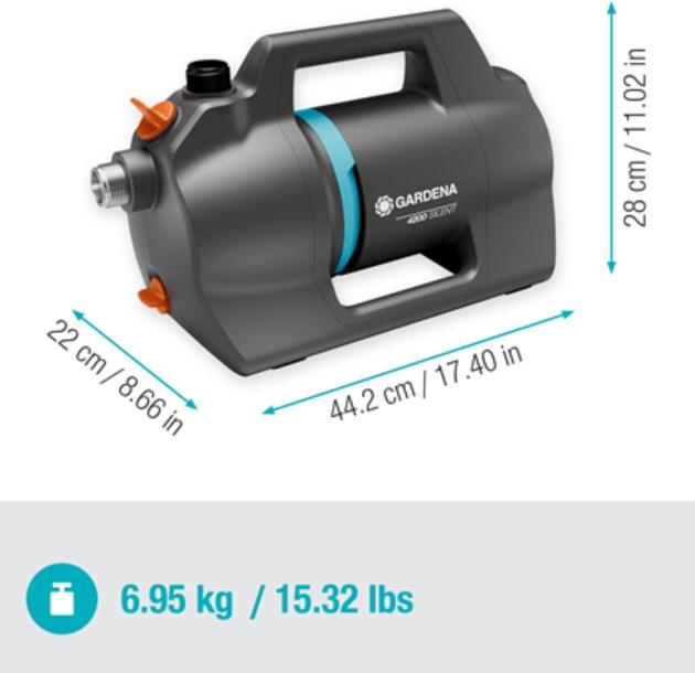 Produktbild Gardena 4200 Silent Gartenpumpen-Set (Gartenpumpe)