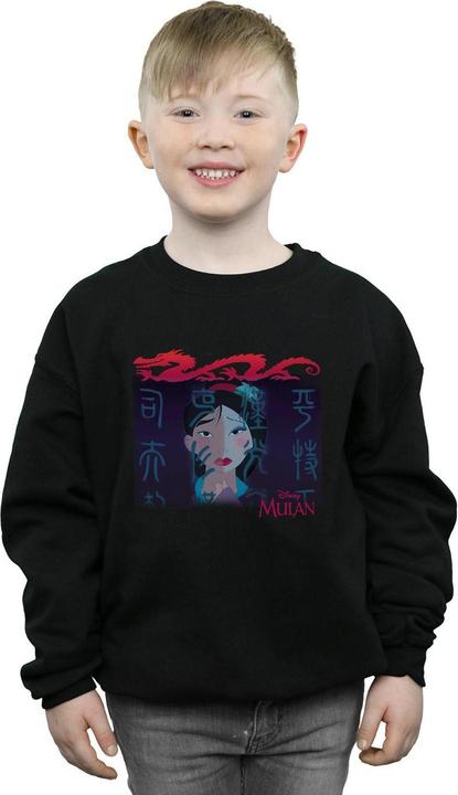 Immagine prodotto Disney Mulan Geisha Face Felpa Ragazzi (140, 146)