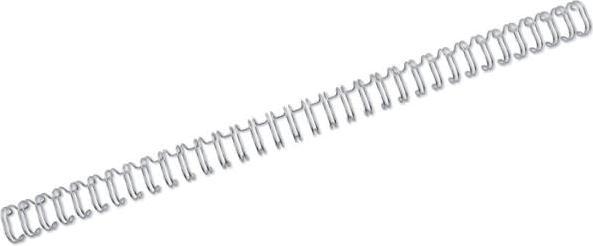 Image du produit GBC Fil de reliure 11mm, 34 anneaux, argent, 100 pcs.