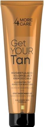 Actual product image More4Care Get Your Tan Body Make Up Brightening Body Cream 100ml (Body cream, 100 ml)
