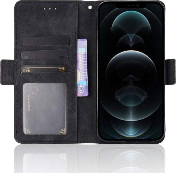 Produktbild Cover-Discount iPhone 13 mini - Etui mit vielen Kartenfächer schwarz (Apple iPhone 13 mini)