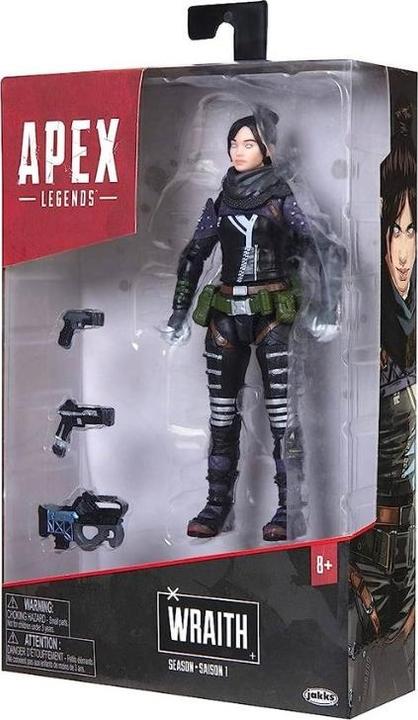 Actual product image Jakks Pacific Apex Legends 6 Inch Figure Season 1 Wraith